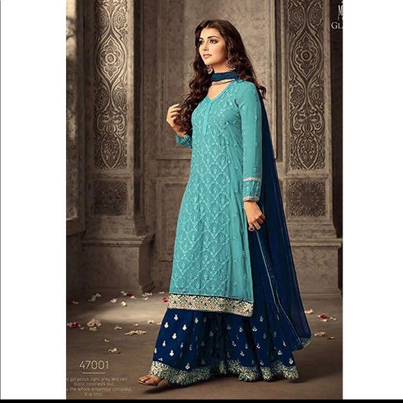 Salwars Salwar Kameez Gown And Pant Set Poshmark